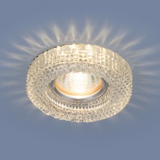 Встраиваемый потолочный светильник со светодиодной подсветкой 2213 MR16 CL прозрачный