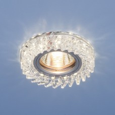Встраиваемый точечный светильник с LED подсветкой 2216 MR16 CL прозрачный