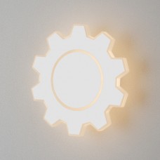 Настенный светодиодный светильник Gear M LED белый
